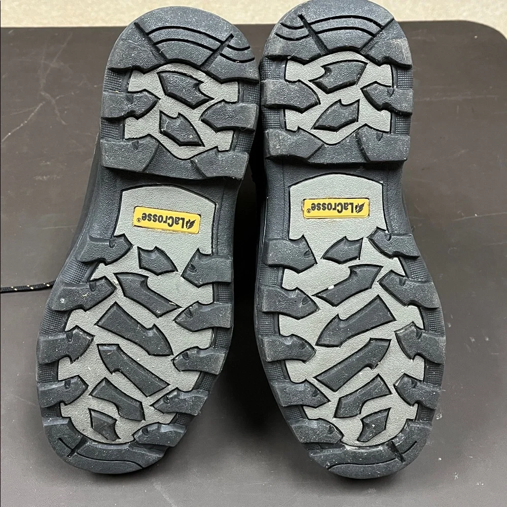 LaCrosse winter insulated Black and Brown iceman Boots 12 - Picture 7 of 9